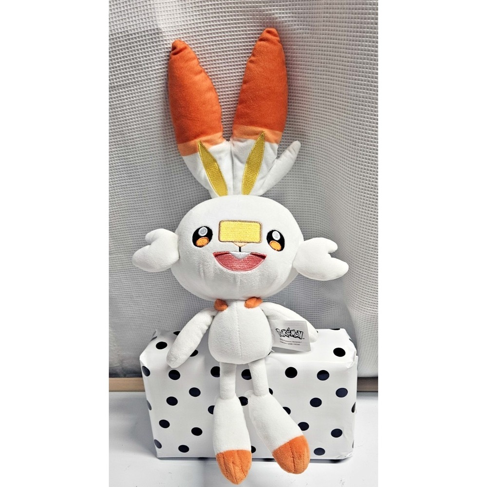 Pokemom Sword Shield official 16"β H Plush toy Scorbunny by Jazwares 2023